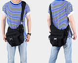 Сумка через плече на стегно штурмова тактична Battler v.1, фото 9