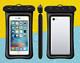 Водонепроникний змінний чохол "Oxo" аквабокс для телефону 4.0-5.5 дюйма універсальний прозорий, фото 4