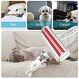 Двосторонній диск для видалення шерсті тварин, видалення шерсті собак, кішок з меблів, фото 4