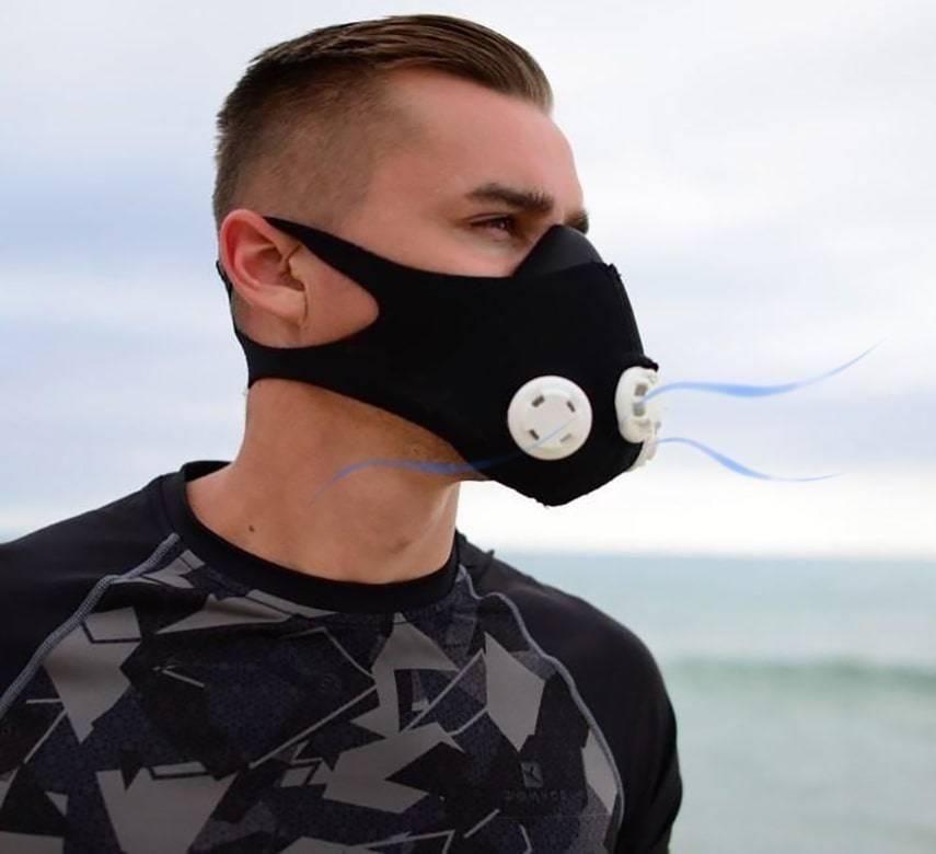 Маска для тренувань обмежувач дихання Motion Mask MA-836 Краща ціна!