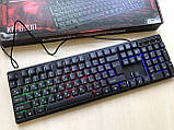 Професійна ігрова клавіатура з підсвічуванням клавіш LANDSLIDES KR-6300, фото 3