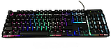 Професійна ігрова клавіатура з підсвічуванням клавіш LANDSLIDES KR-6300, фото 8