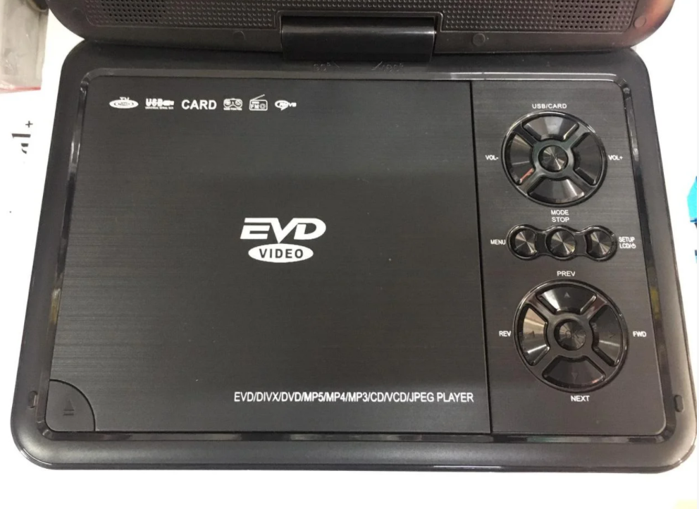 Портативный DVD телевизор Т2 9,8" EVD NS-958 + USB + SD с джойстиком - фото 8 - id-p1763264378