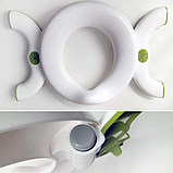 Дитячий дорожній горщик - туалет Накладка на унітаз OXO Tot 2-in-1 Go for Travel Potty, фото 5