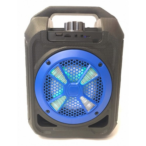 Bluetooth портативна колонка валізу B326 (BL,USB,SD,FM, AUX),мережа/акк, світломузика, 29см*20см*14см