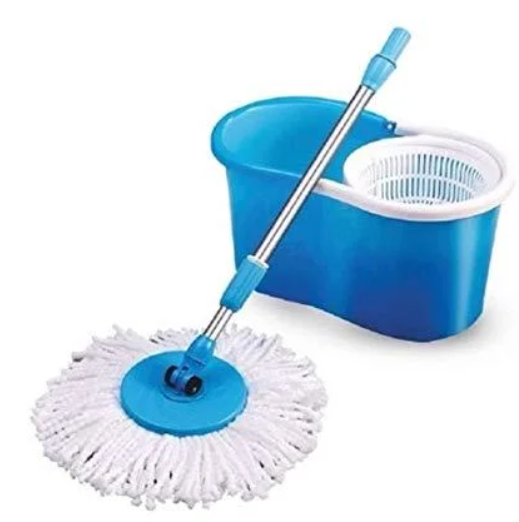 Універсальна швабра з віджиманням-центрифугою і відром Easy Mop "Кругла Швабра"