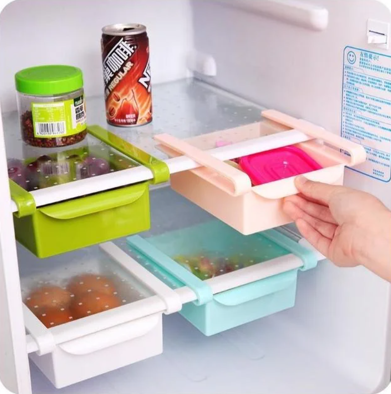Органайзер для холодильника - поличка для зберігання продуктів Refrigerator Shelf