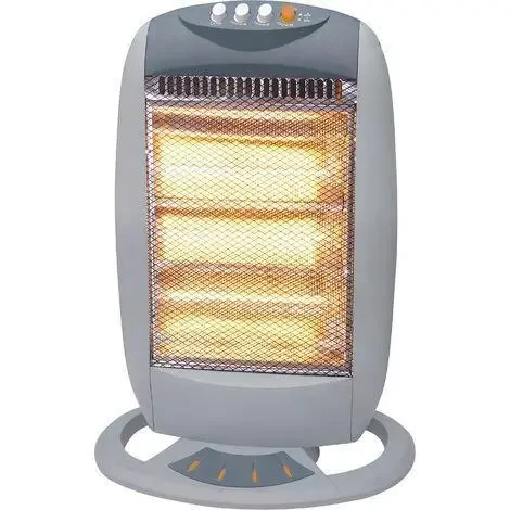 УЦЕНКА. Обігрівач галогеновий Heater Crownberg 7744 Halogen 1200Вт (погана коробка 102)