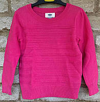 1, Стильный малиновый тоненький хлопковый нарядный свитерок Олд Неви Old Navy Размер 5 лет Рост 107-114 см