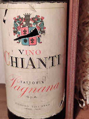 Вино 1964 року Chianti Pagnona Італія, фото 2