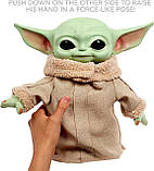 Малюк Йода версія 3.0 Інтерактивна М'яка фігурка Star Wars Грогу Дитя Grogu Squeeze Blink Plush Toy HJM25, фото 4