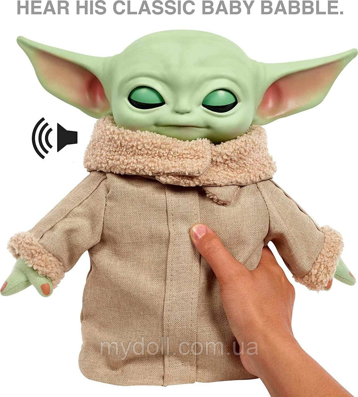 Малюк Йода версія 3.0 Інтерактивна М'яка фігурка Star Wars Грогу Дитя Grogu Squeeze Blink Plush Toy HJM25