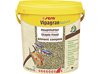 Корм Sera Vipagran 10L. Универсальный аквариумный корм в виде медленно тонущих гранул