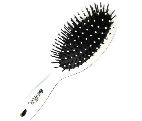 Щітка масажна середня SALON чорно-біла, фото 1