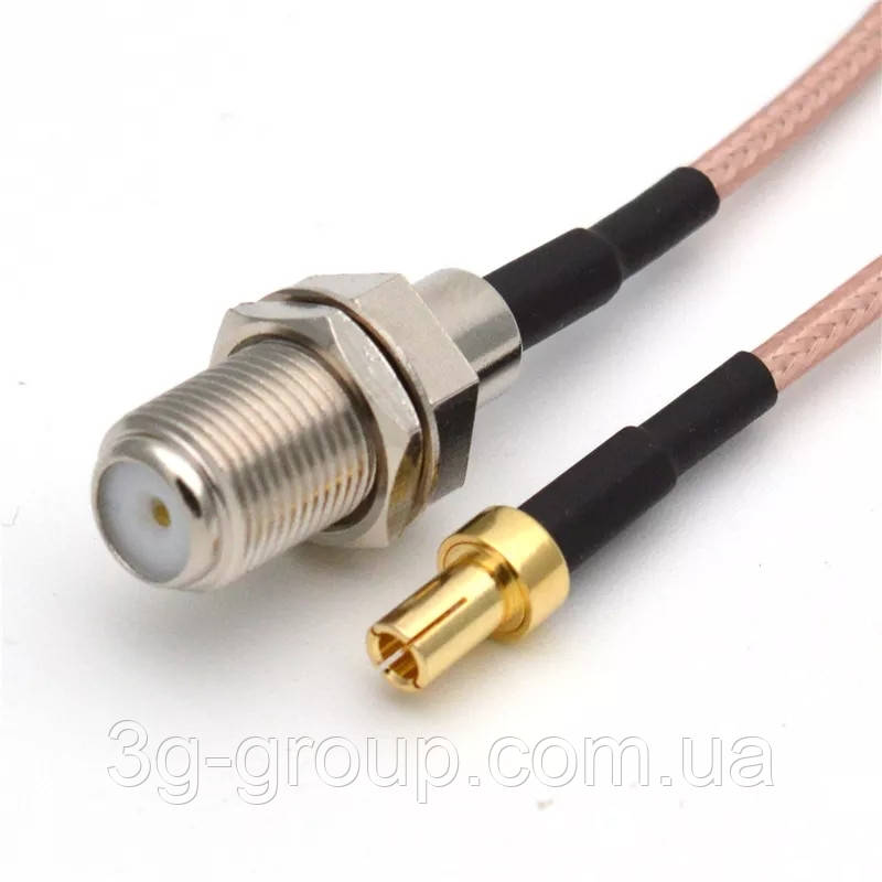Антенний перехідник прямий PigTail TS9 - F (RG 316, 15 см)