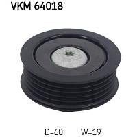 Ролик натяжителя ремня SKF VKM 64018