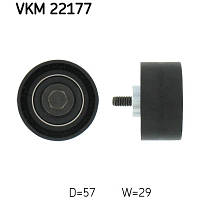 Ролик натяжителя ремня SKF VKM 22177