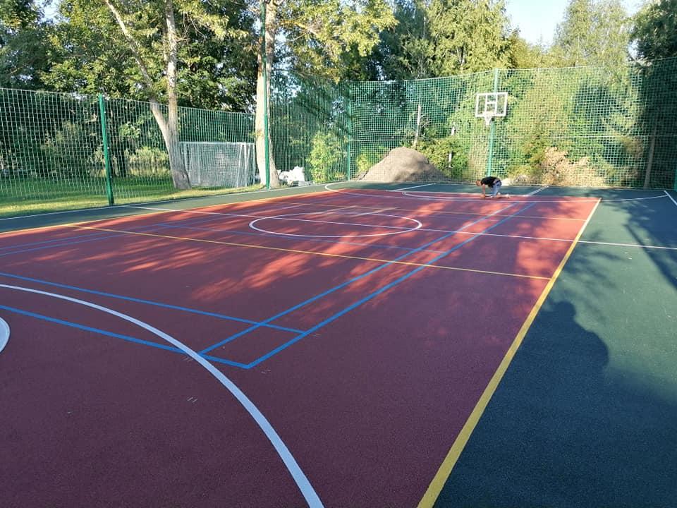 Покриття Conipur 1S, багатофункціональний спортивний майданчик 14*28 м 3