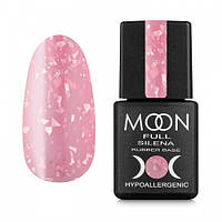 База каучукова Moon Full Silena 2027, рожевий з срібною поталлю, 8 мл