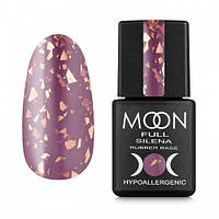 База каучукова Moon Full Silena 2036, світло-пурпуровий з золотою поталлю, 8 мл
