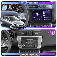 Штатна магнітола Lesko для Mazda 6 II (GH) 2007-2009 екран 9" 4/32Gb/4G/ Wi-Fi/CarPlay Мазда 1 шт., фото 5