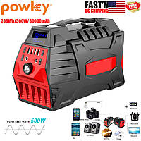 Портативная электростанция Powkey 296Wh 500W