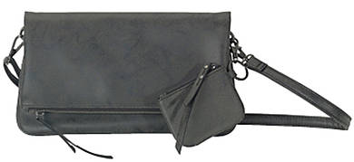 Жіноча сумка-клатч з екошкіри та ключниця Blue Motion by Halle Berry сіра