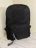 Черный городской спортивный рюкзак Extreme, рюкзак для ноутбука мужской женский, текстильный рюкзак