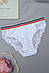 Труси жіночі бавовняні з гіпюром білого кольору 154524S, фото 2