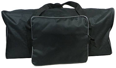 Велика складана дорожня сумка, баул із кордури 105 л Ukr military чорний