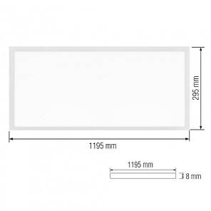 LED світильник 300х1200мм Horoz ZODIAC 36W 6400K 056-006-0036-020, фото 4