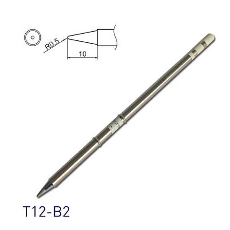 Жало накінечник T12-B2 Конус для паяльника паяльної станції Hakko T12, фото 1
