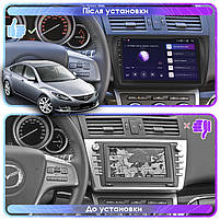 Штатна магнітола Lesko для Mazda 6 II (GH) Рестайлінг 2009-2013 екран 9" 2/32Gb CarPlay 4G Wi-Fi GPS Prim 6шт, фото 4