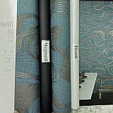 Шпалери вінілові на флізеліновій основі зелений Marburg Kumano 1,06 х 10,05м (34588), фото 3