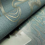 Шпалери вінілові на флізеліновій основі зелений Marburg Kumano 1,06 х 10,05м (34588), фото 5