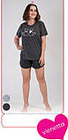 Піжама с шортами великих розмірів,Vinetta, фото 2