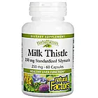 Natural Factors, Herbal Factors, розторопша, 250 мг, 60 капсул