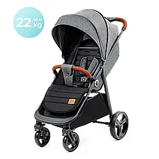 Прогулянкова коляска Kinderkraft Grande Plus Grey (KSGRAN00GRY0000), фото 5