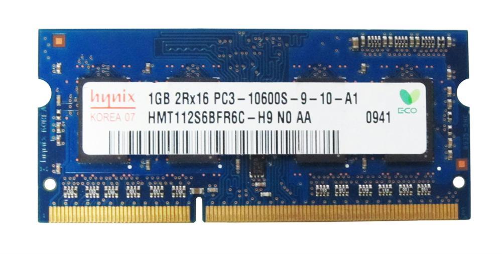 Оперативна пам'ять SODIMM Hynix 1 GB PC3-10600 DDR3-1333MHz HMT112S6BFR6C-H9 БУ