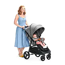 Прогулянкова коляска Kinderkraft Grande Plus Grey (KSGRAN00GRY0000), фото 6