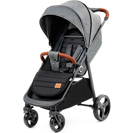 Прогулянкова коляска Kinderkraft Grande Plus Grey (KSGRAN00GRY0000), фото 1