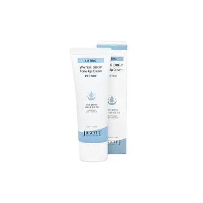 Крем антивіковий проти зморщок із пептидами JIGOTT Lifting Peptide Water Drop Tone Up Cream 50 мл