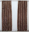 Комплект штор (2шт. 1,5х2,7м.) жакард, колекція "Вензель". Колір світло-коричневий. Код 478ш 30-219, фото 4
