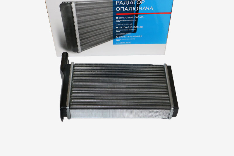 Радіатор обігрівача 2108, 2109, 21099, 2113, 2114, 2115, Таврія, 1102, 1103, 1105 алюмінієвий, фото 1