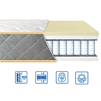 Матрац ортопедичний ULTRA "Comfort" на незалежних пружинах ТМ "Eurosleep"