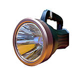 Ліхтарик із ручкою й акумулятором Чорний, фото 2