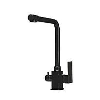 Змішувач для кухні під осмос чорний матовий MixMira Alpen