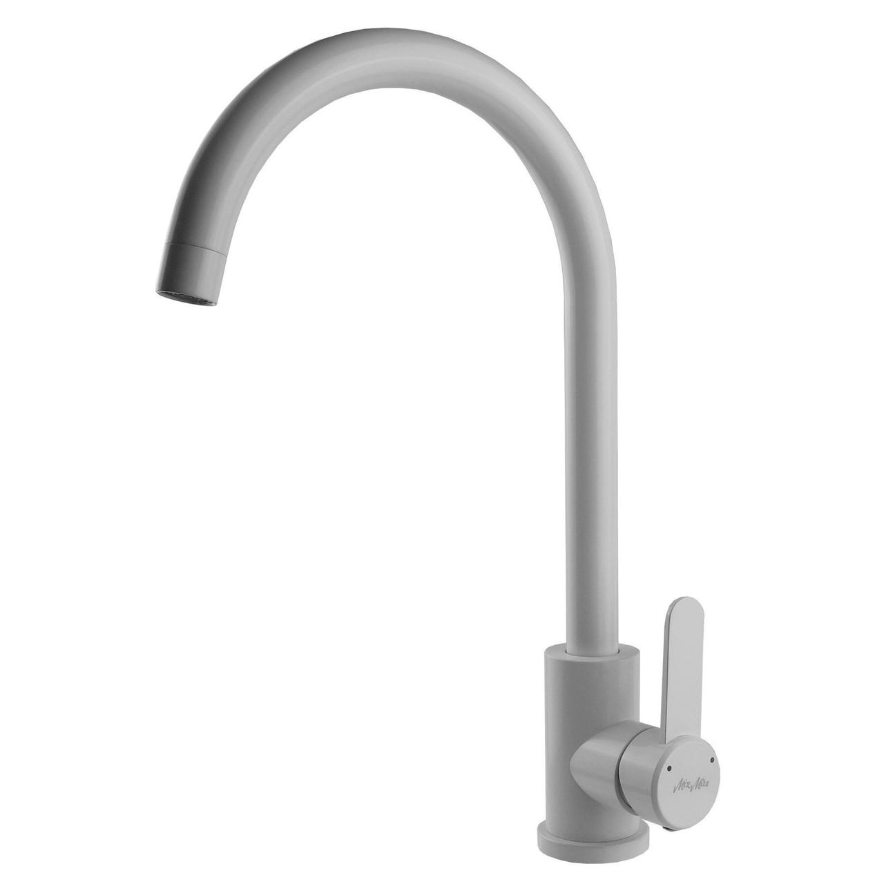 Змішувач для кухні білий MixMira Wien, фото 1