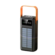 POWER BANK YM-636CX На 40000mAh З Сонячною Панеллю + 4 Шнура + Швидка Зарядка