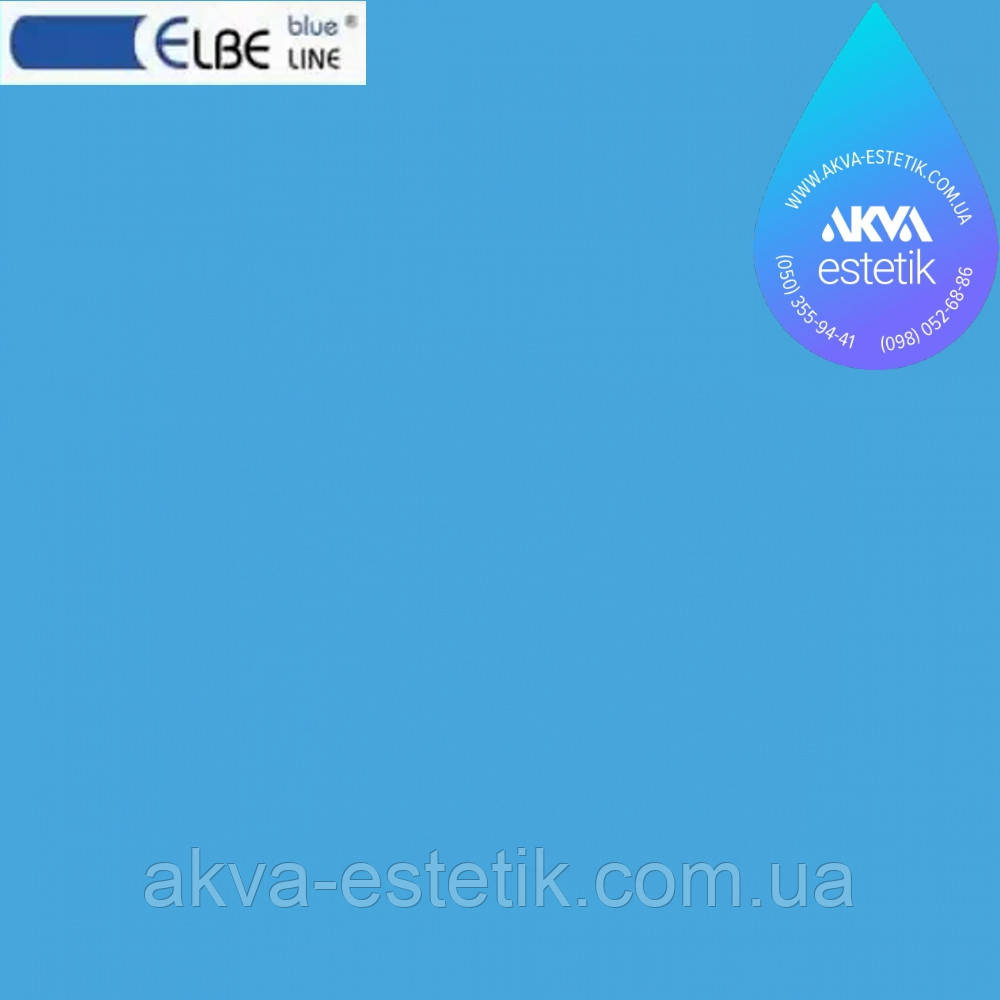 Плівка ПВХ для басейну Elbeblue Adriatic blue синя (ширина-2,05 м) Німеччина